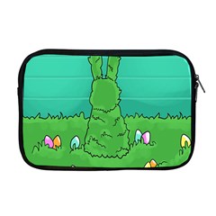 Rabbit Easter Green Blue Egg Apple Macbook Pro 17  Zipper Case by Mariart