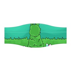 Rabbit Easter Green Blue Egg Stretchable Headband