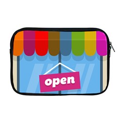 Store Open Color Rainbow Glass Orange Red Blue Brown Green Pink Apple Macbook Pro 17  Zipper Case by Mariart