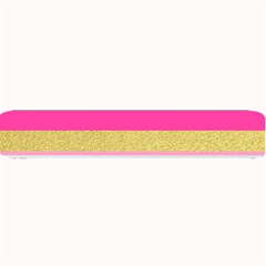 Pink Line Gold Red Horizontal Small Bar Mats by Mariart