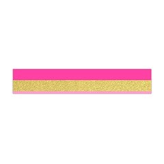 Pink Line Gold Red Horizontal Flano Scarf (mini) by Mariart