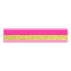 Pink Line Gold Red Horizontal Velvet Scrunchie by Mariart