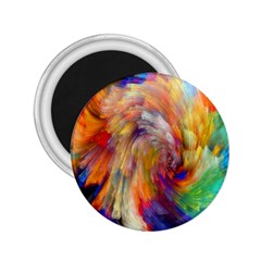 Rainbow Color Splash 2 25  Magnets