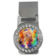 Rainbow Color Splash Money Clips (cz)  by Mariart