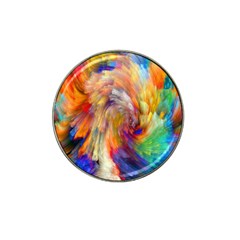 Rainbow Color Splash Hat Clip Ball Marker by Mariart