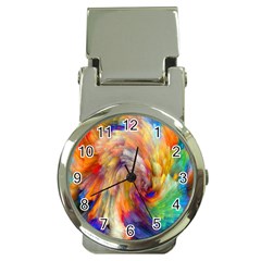 Rainbow Color Splash Money Clip Watches by Mariart