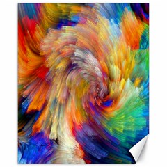 Rainbow Color Splash Canvas 16  X 20   by Mariart