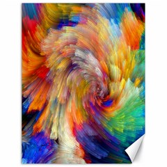 Rainbow Color Splash Canvas 18  X 24   by Mariart