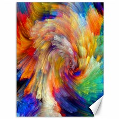 Rainbow Color Splash Canvas 36  X 48   by Mariart