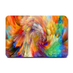 Rainbow Color Splash Small Doormat  by Mariart