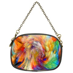 Rainbow Color Splash Chain Purses (one Side)  by Mariart