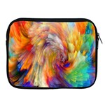 Rainbow Color Splash Apple iPad 2/3/4 Zipper Cases Front