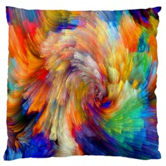 Rainbow Color Splash Standard Flano Cushion Case (two Sides) by Mariart