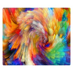 Rainbow Color Splash Double Sided Flano Blanket (small)  by Mariart