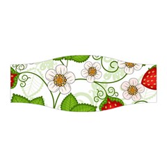 Strawberry Fruit Leaf Flower Floral Star Green Red White Stretchable Headband