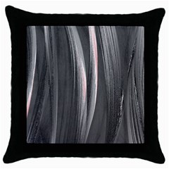 Abstraction Throw Pillow Case (black) by Valentinaart