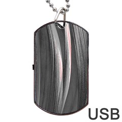 Abstraction Dog Tag Usb Flash (one Side) by Valentinaart