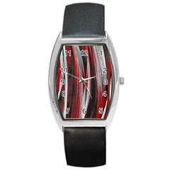 Abstraction Barrel Style Metal Watch