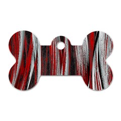 Abstraction Dog Tag Bone (One Side)