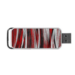 Abstraction Portable Usb Flash (two Sides) by Valentinaart