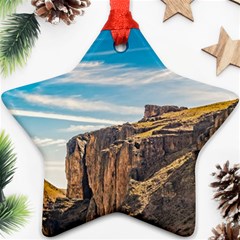 Rocky Mountains Patagonia Landscape   Santa Cruz   Argentina Ornament (star) by dflcprints