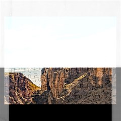 Rocky Mountains Patagonia Landscape   Santa Cruz   Argentina Rectangular Jigsaw Puzzl by dflcprints