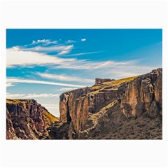 Rocky Mountains Patagonia Landscape   Santa Cruz   Argentina Large Glasses Cloth by dflcprints