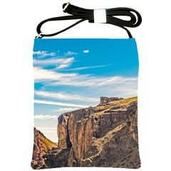 Rocky Mountains Patagonia Landscape   Santa Cruz   Argentina Shoulder Sling Bags by dflcprints