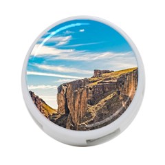 Rocky Mountains Patagonia Landscape   Santa Cruz   Argentina 4-port Usb Hub (two Sides)  by dflcprints