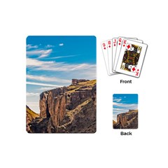 Rocky Mountains Patagonia Landscape   Santa Cruz   Argentina Playing Cards (mini)  by dflcprints