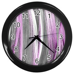 Abstraction Wall Clocks (black) by Valentinaart