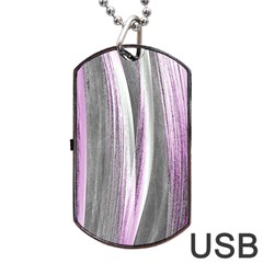 Abstraction Dog Tag Usb Flash (two Sides) by Valentinaart