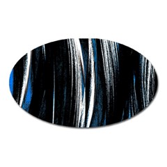 Abstraction Oval Magnet by Valentinaart