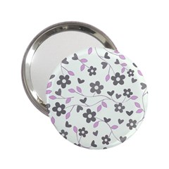 Floral Pattern 2 25  Handbag Mirrors by Valentinaart