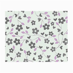 Floral Pattern Small Glasses Cloth (2-side) by Valentinaart