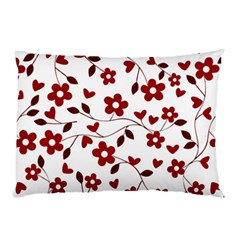 Floral Pattern Pillow Case by Valentinaart