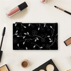 Floral Pattern Cosmetic Bag (small)  by Valentinaart