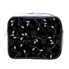 Floral Pattern Mini Toiletries Bags by Valentinaart