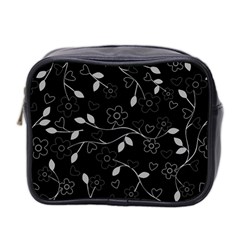 Floral Pattern Mini Toiletries Bag 2-side by Valentinaart