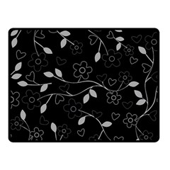 Floral Pattern Fleece Blanket (small) by Valentinaart