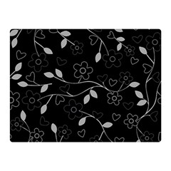 Floral Pattern Double Sided Flano Blanket (mini)  by Valentinaart