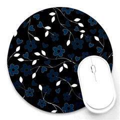 Floral pattern Round Mousepads