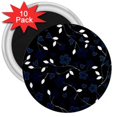 Floral pattern 3  Magnets (10 pack) 