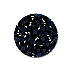 Floral pattern Magnet 3  (Round)