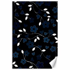 Floral pattern Canvas 24  x 36 