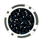 Floral pattern Poker Chip Card Guard (10 pack) Back