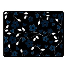 Floral pattern Fleece Blanket (Small)