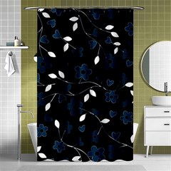 Floral pattern Shower Curtain 48  x 72  (Small) 