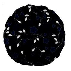 Floral pattern Large 18  Premium Round Cushions