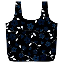 Floral pattern Full Print Recycle Bags (L) 